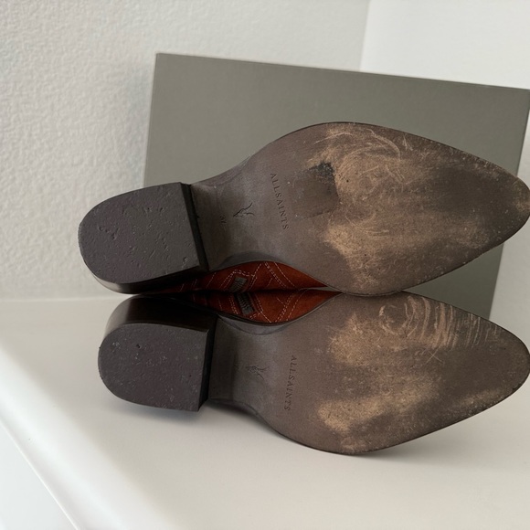 AllSaints Harriet Suede Ankle Boots US 6 - Picture 5 of 7